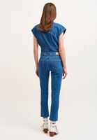 Bayan Mavi Slim-Fit Denim Pantolon