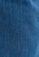Bayan Mavi Kuşaklı Baggy-Fit Denim Pantolon