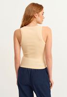 Halter-Neck Tank Top Ve Sweat Pantolon Kombini