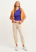 Bayan Lacivert Halter-Neck Tank Top