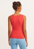 Bayan Kırmızı V-Neck Atlet