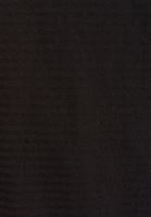 Bayan Siyah Keten Bot Yaka Tişört 