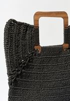 Bayan Siyah Handmade Makrome Çanta