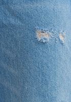 Bayan Mavi Pamuklu Mom-Fit Denim Pantolon