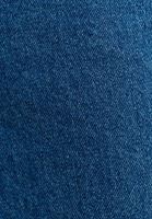 Bayan Mavi Pamuklu Mom-Fit Denim Pantolon