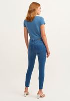 Bayan Mavi Push-Up Skinny Pantolon