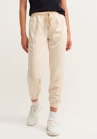 Bayan Açık Krem Nature Friendly Yumuşak Dokulu Jogger Pantolon ( TENCEL™ )