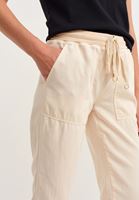 Bayan Açık Krem Nature Friendly Yumuşak Dokulu Jogger Pantolon ( TENCEL™ )