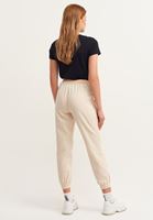 Bayan Açık Krem Nature Friendly Yumuşak Dokulu Jogger Pantolon ( TENCEL™ )
