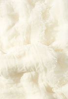 Bayan Krem Casual Uzun Şal