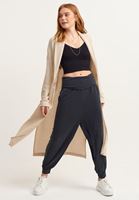 Bayan Siyah Dikişsiz İnce Askılı Crop Top