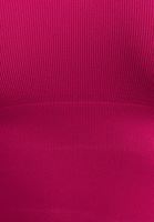 Dikişsiz Crop Top ve Straight-Fit Denim Pantolon Kombini