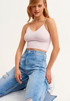 Crop Gömlek ve Sweat Mini Şort Kombini