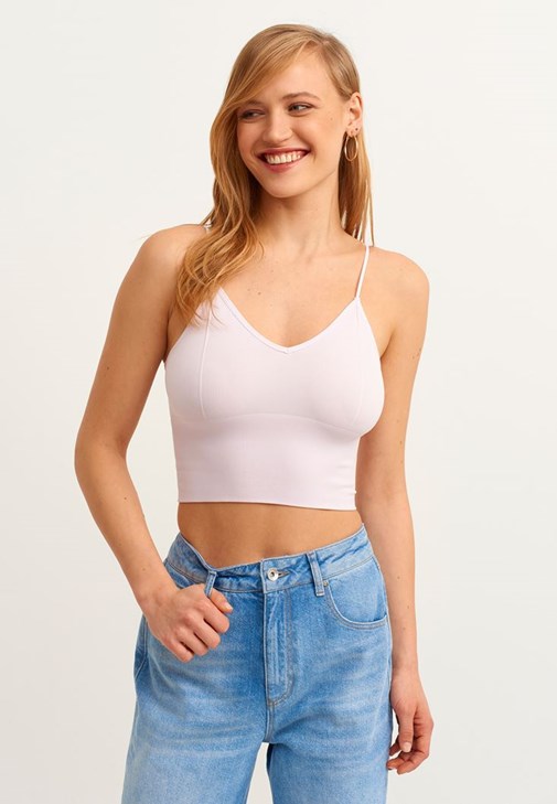 Crop Gömlek ve Sweat Mini Şort Kombini
