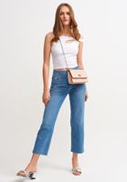 Bayan Beyaz Cut Out Crop Top