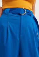 Bayan Mavi Wide-Leg Pantolon