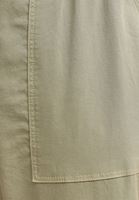 Bayan Yeşil Pamuklu Kargo Jogger Pantolon