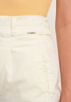 Bayan Krem Ultra Yüksek Bel Pamuklu Pantolon