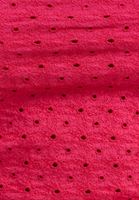 Bayan Pembe Fırfırlı ve Nakışlı Crop Bluz