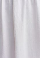 Bayan Beyaz Fırfırlı Kruvaze Maxi Elbise