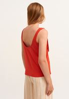 Bayan Kiremit Yumuşak Dokulu Askılı Atlet