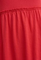 Bayan Pembe Fırfırlı V Yaka Kısa Elbise