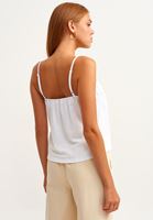 Women White Embroidered Romantic Blouse