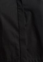 Bayan Siyah Pamuklu Crop Poplin Gömlek