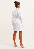 Bayan Beyaz Pamuklu Gömlek Elbise