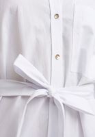 Bayan Beyaz Pamuklu Gömlek Elbise