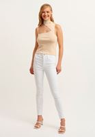 Bayan Kum Beji Cut-Out Detaylı Triko Top