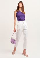 Bayan Mor Tek Omuzlu Triko Atlet 