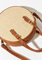 Bayan Bej Askılı Hasır Çanta