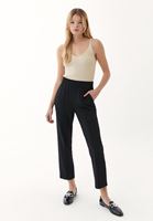 Bayan Bej V Yaka Triko Atlet ( TENCEL™ )