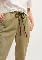 Bayan Yeşil Carrot-Fit Pantolon ( TENCEL™ )