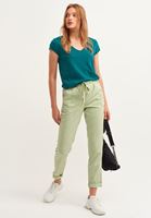 Bayan Yeşil Yumuşak Dokulu Baggy Pantolon ( TENCEL™ )