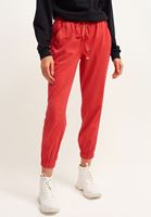 Women Red Nature Friendly Jogger Pants(TENCEL)