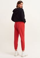 Women Red Nature Friendly Jogger Pants(TENCEL)