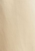 Bayan Bej Yüksek Bel Düğme Detaylı Bol Pantolon ( TENCEL™ )