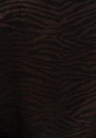 Bayan Siyah Fırfırlı V-Neck Romantik Bluz