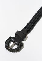 Bayan Siyah Casual Örgü Kemer