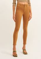 Bayan Kahverengi Toparlayıcı Etkili Skinny Pantolon ( TENCEL™ )