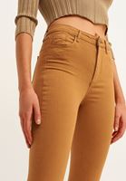 Bayan Kahverengi Toparlayıcı Etkili Skinny Pantolon ( TENCEL™ )