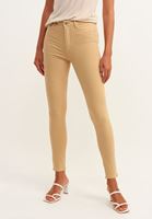Bayan Bej Toparlayıcı Etkili Skinny Pantolon ( TENCEL™ )