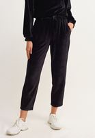 Bayan Siyah Kuşaklı Velvet Jogger Pantolon ( MODAL )