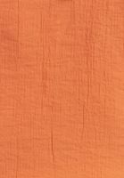 Bayan Turuncu Omzu Açık Crop Bluz