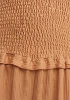 Bayan Kahverengi Gipeli Wide-Leg Tulum