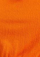 Bayan Turuncu Beli Gipeli Crop Top