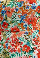 Bayan Çok Renkli Bağlama Detaylı ve Yırmaçlı Uzun Elbise