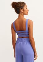 Bayan Mor Sırt Detaylı Esnek Dokulu Büstiyer